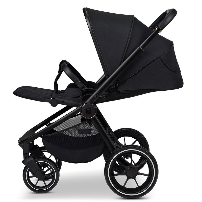 babyonlineshop Moon Buggy Sport - onyx / melange Sonderangebot der Fabrik
