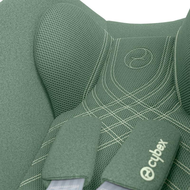 babyonlineshop CYBEX Cloud T i-Size Plus Leaf Green Babyschale Auslauf