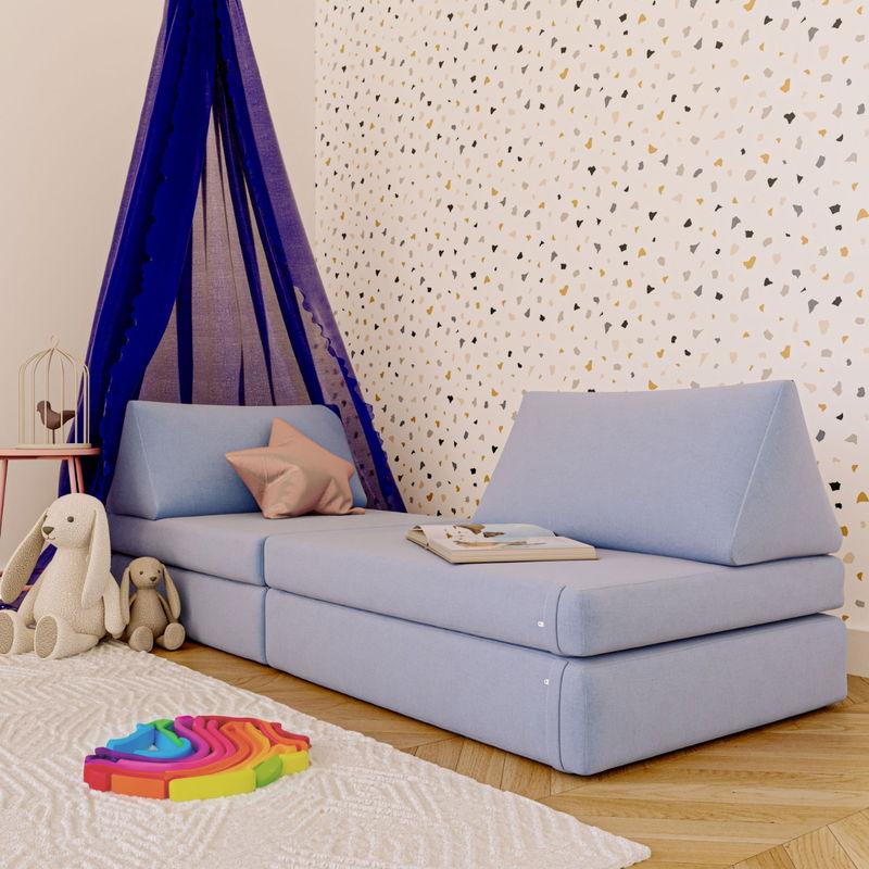 babyonlineshop Neu: Nature Kid My Color Play Kindersofa für Kinder blau Online Shopping