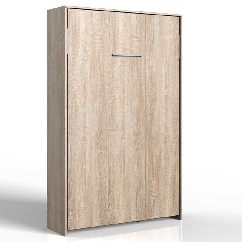 babyonlineshop Wimex Juist Klappbett vertikal 120 x 200 cm Eiche sägerau Dekor Räumungsverkauf