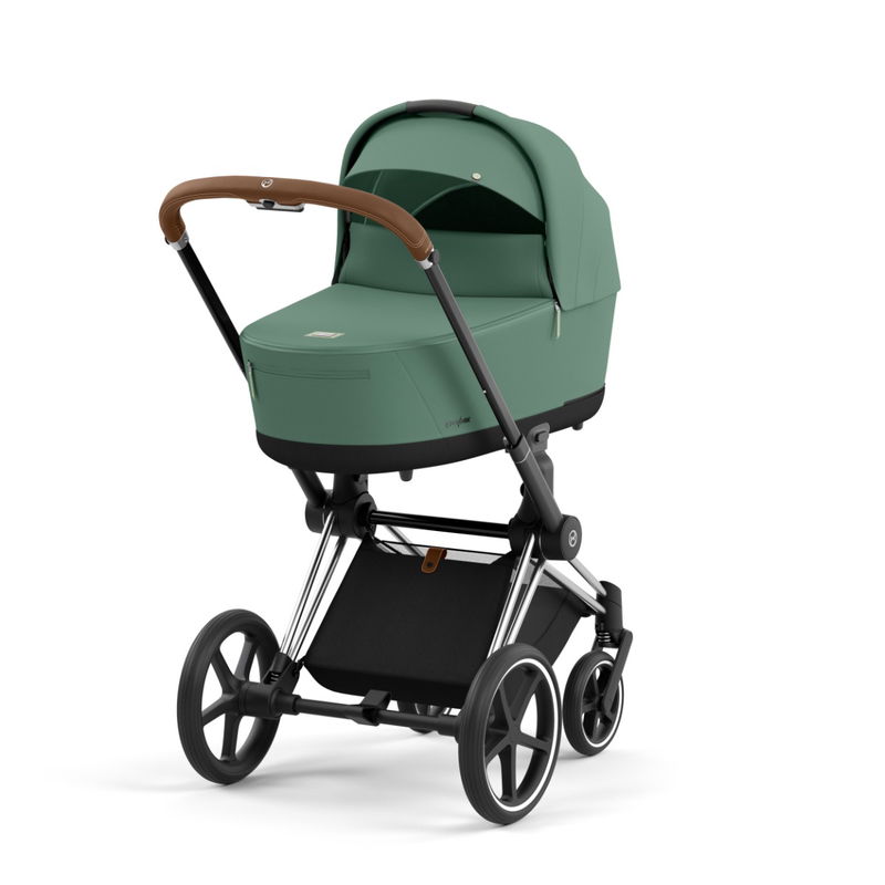 babyonlineshop CYBEX PRIAM Kinderwagen Leaf Green Bundle New Generation inkl. Zubehörartikel Letzter Tag