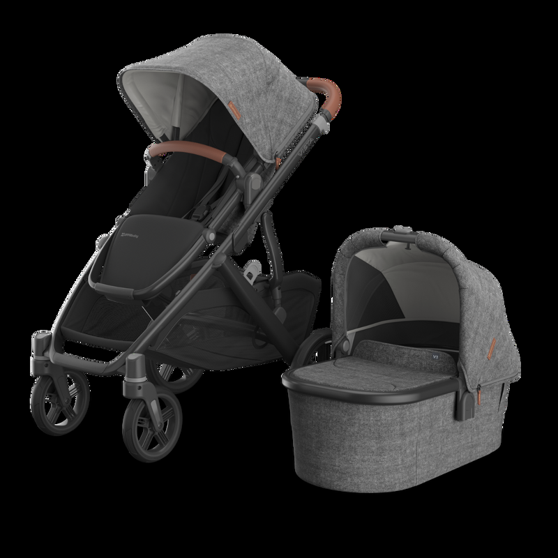 babyonlineshop UPPAbaby Vista V3 Kinderwagen Greyson Charcoal Mélange Nur für heute