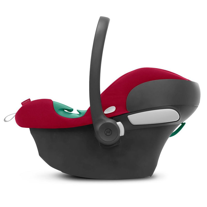babyonlineshop CYBEX Aton B2 i-Size Babyschale Dynamic Red inklusive Base One Gruppe 0+ zollfrei