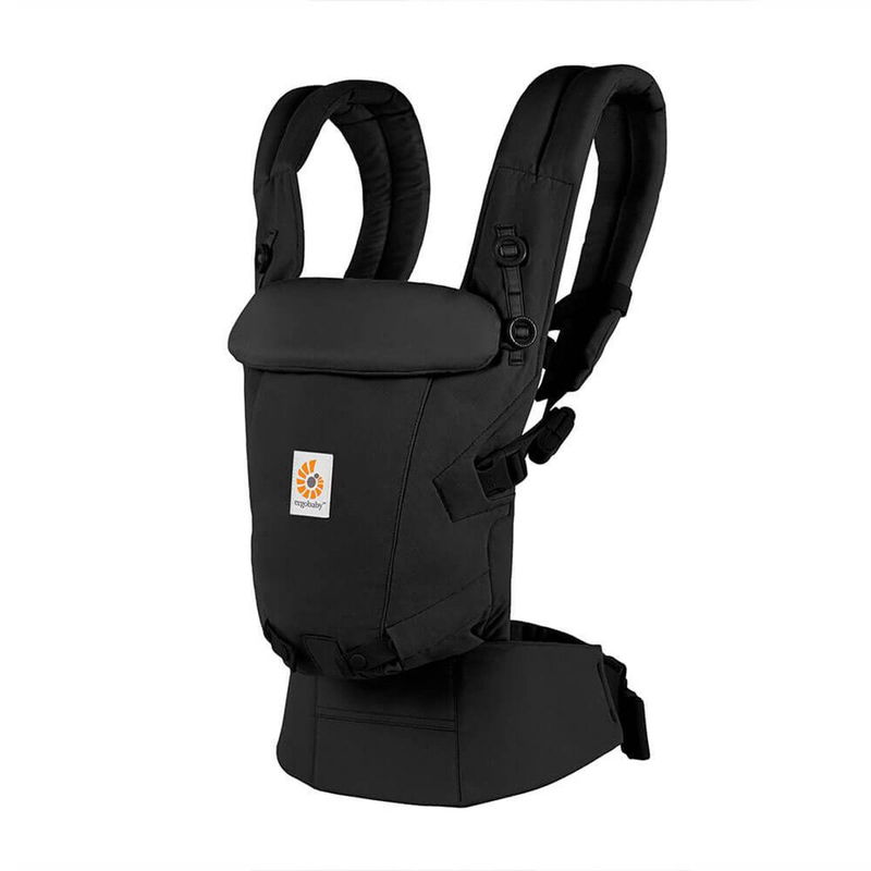 babyonlineshop Ergobaby Adapt SoftTouch Cotton Onyx Black Babytrage Fabrikverkauf