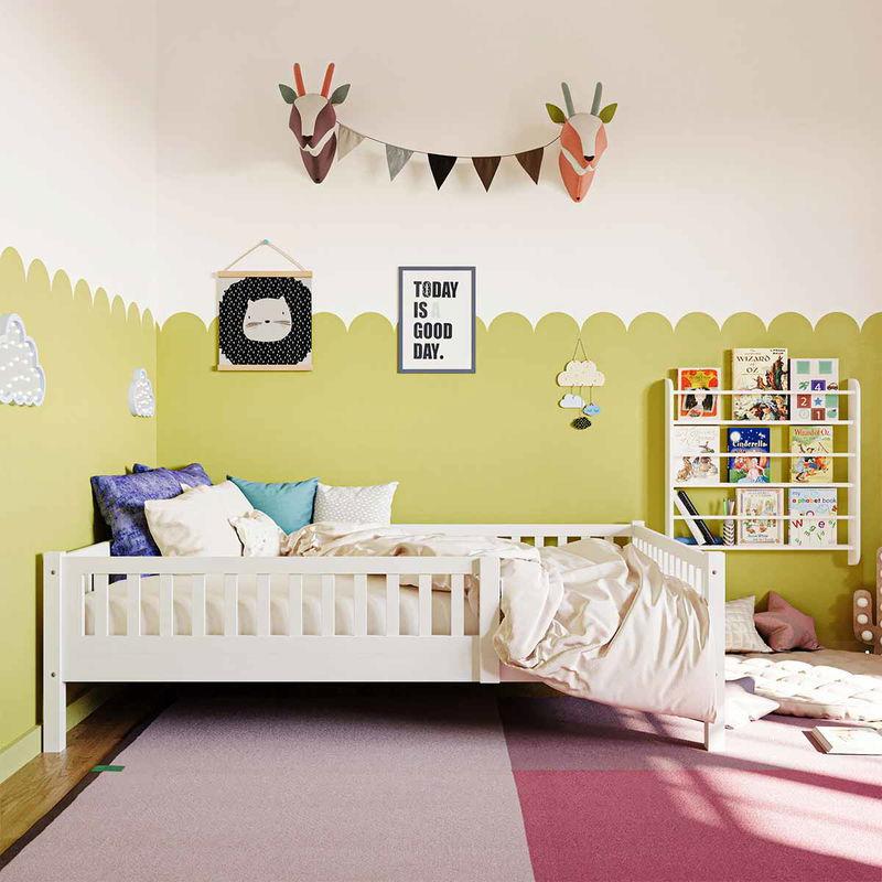 babyonlineshop Nature Kid Lilly Einzelbett weiß 120x200 cm Jubiläumsangebot
