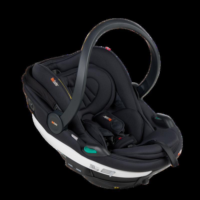 babyonlineshop BeSafe Go Beyond Babyschale und Beyond 360 Autositz mit Base Soft Breeze Black Nur für heute