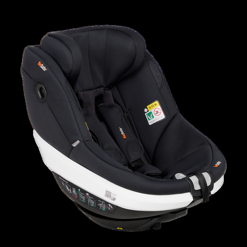 babyonlineshop BeSafe Go Beyond Babyschale und Beyond 360 Autositz mit Base Soft Breeze Black Nur für heute