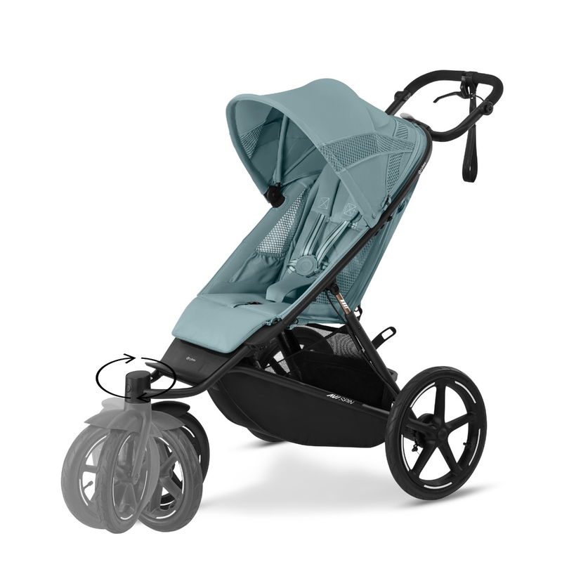 babyonlineshop CYBEX AVI SPIN Sportwagen Stormy Blue Fabrikverkauf