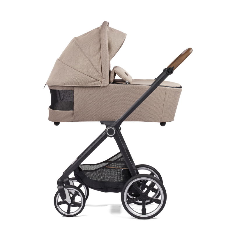 babyonlineshop Gesslein INDY M2 Swing Kinderwagen Gestell schwarz mit Panorama Lyx Babywanne Farbe wählbar Kostenloser Versand