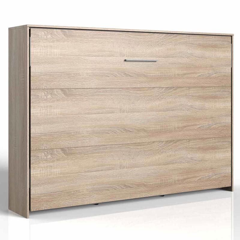 babyonlineshop Wimex Juist Klappbett horizontal 140 x 200 cm Eiche sägerau Dekor Preisnachlass