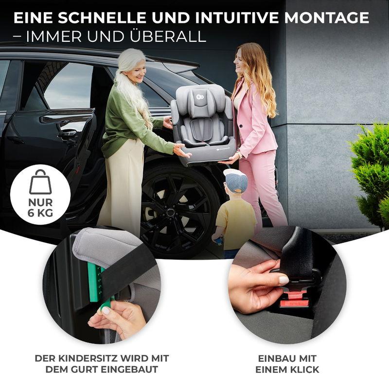 babyonlineshop Kinderkraft Comfort Up i-Size Kindersitz green 76 - 150cm 8kg Letzte 3 Tage
