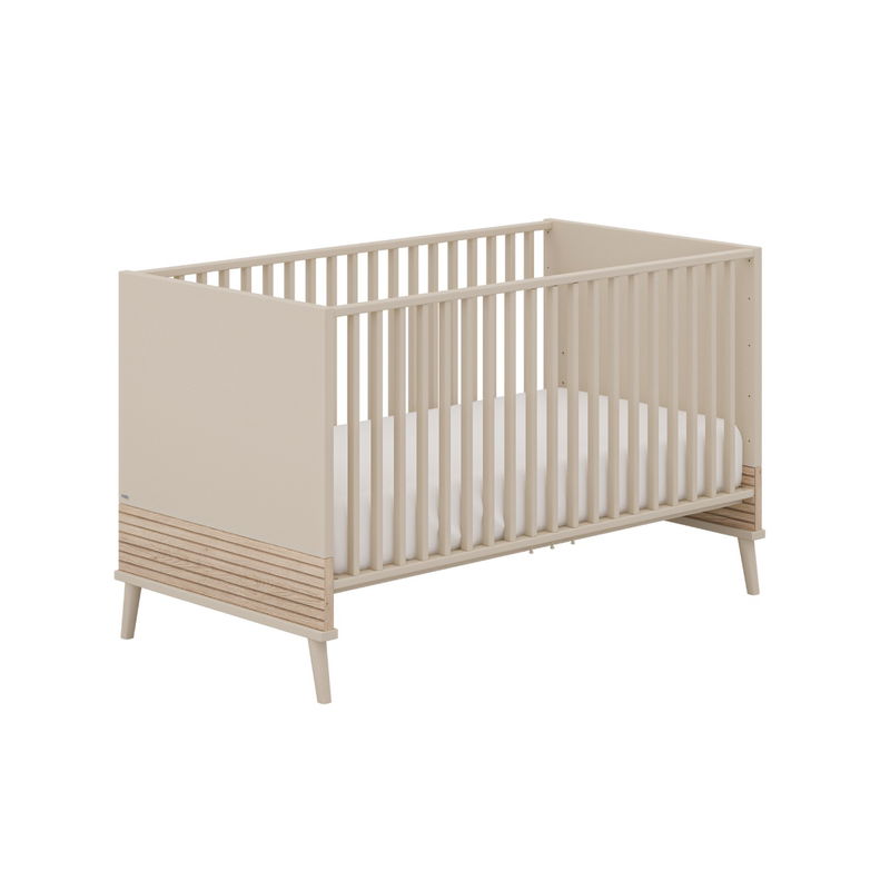 babyonlineshop Paidi Eefje Kinderzimmer 3-türig breit Cashmere-Beige / Groovy-Oak Im Verkauf