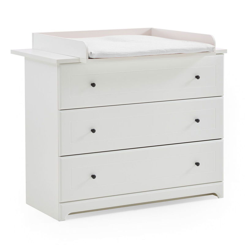 babyonlineshop Arthur Berndt Thilo Kinderzimmer 3-teilig MDF Weiß mit Kantenfräsung im Angebot