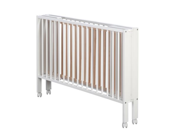 babyonlineshop Relita BELLA Babybett Buche massiv weiß lackiert 70 x 140 cm Günstiger Verkauf