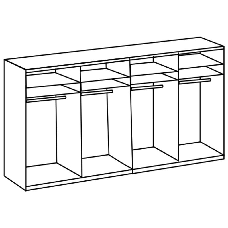 babyonlineshop Wimex Norderstedt Schwebetürenschrank 360x236 cm Graphit Sonderangebote
