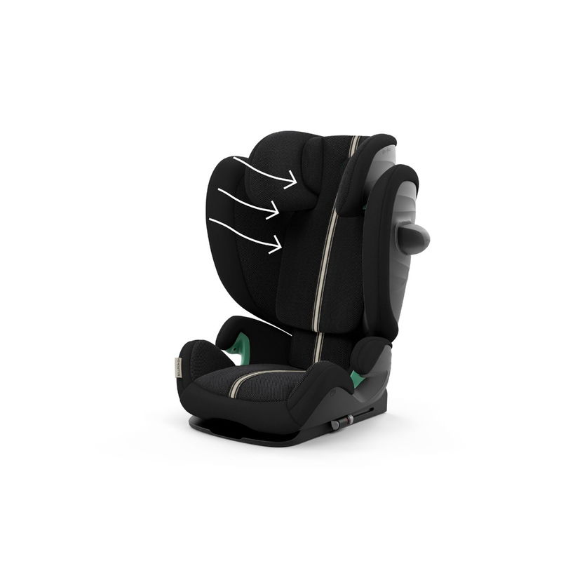 babyonlineshop CYBEX Solution G i-Fix Plus Kindersitz Moon Black 3 bis 12 Jahre Letzte 3 Tage