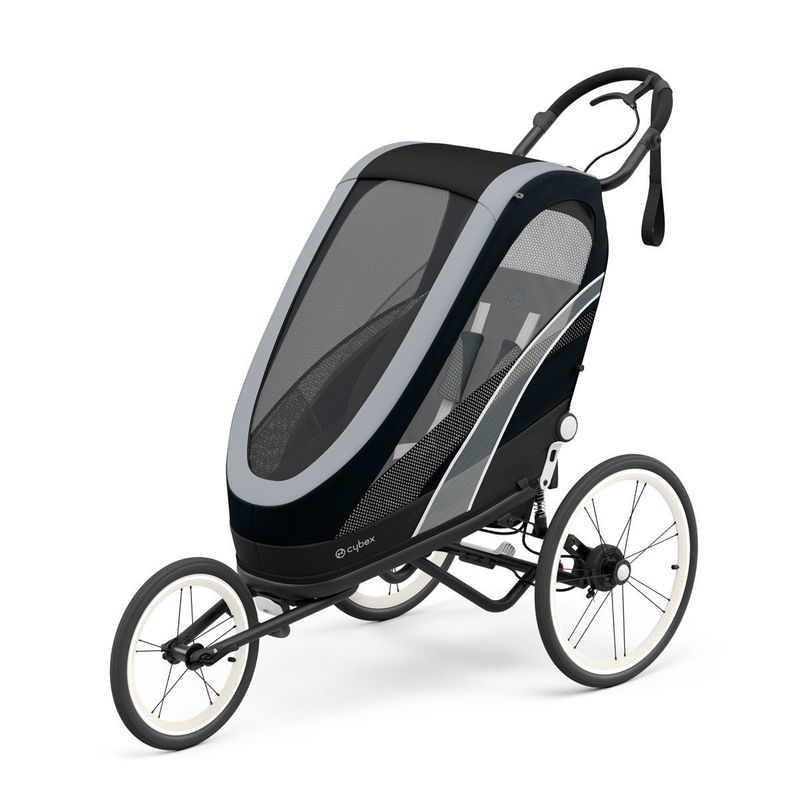 babyonlineshop CYBEX ZENO One Box All Black Rahmen + Sitzpaket als Komplett-Set Verkauf
