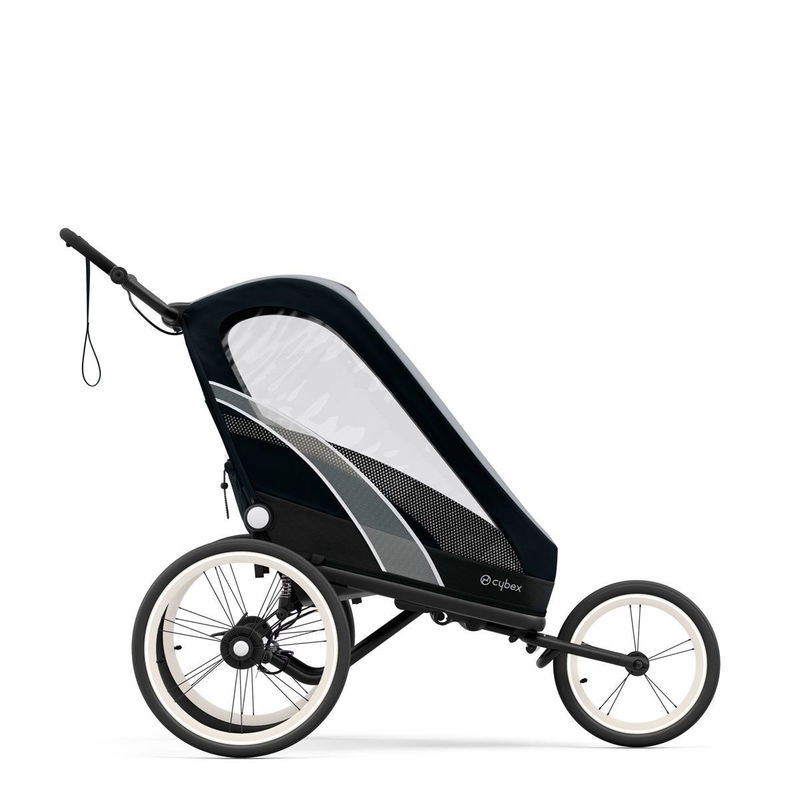 babyonlineshop CYBEX ZENO One Box All Black Rahmen + Sitzpaket als Komplett-Set Verkauf