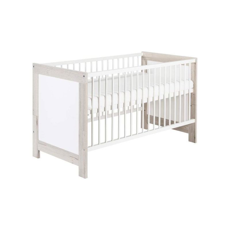 babyonlineshop Schardt Nordic Halifax Kinderbett 70 x 140 cm Halifax Eiche/Weiß Valentinstagsangebot