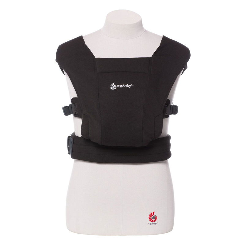 babyonlineshop Ergobaby Embrace Pure Black Babytrage für Neugeborene Jubiläumsangebot