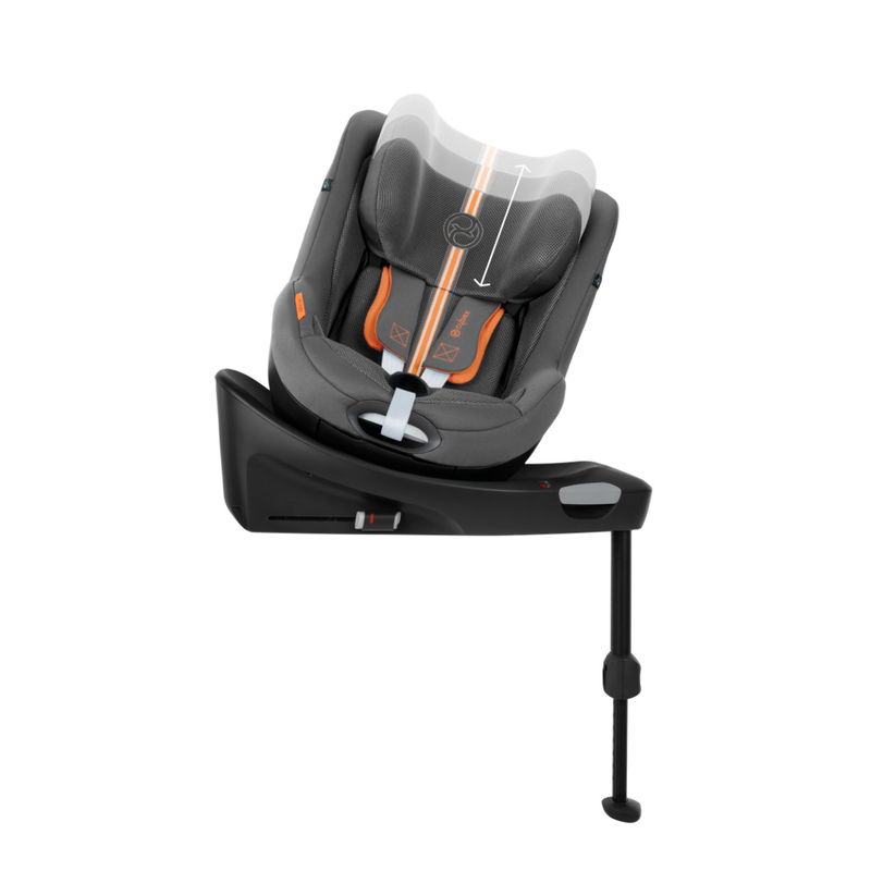 babyonlineshop CYBEX Sirona Gi i-Size Plus Lava Grey ab Geburt bis 105 cm (ca. 4 Jahre) Online Outlet