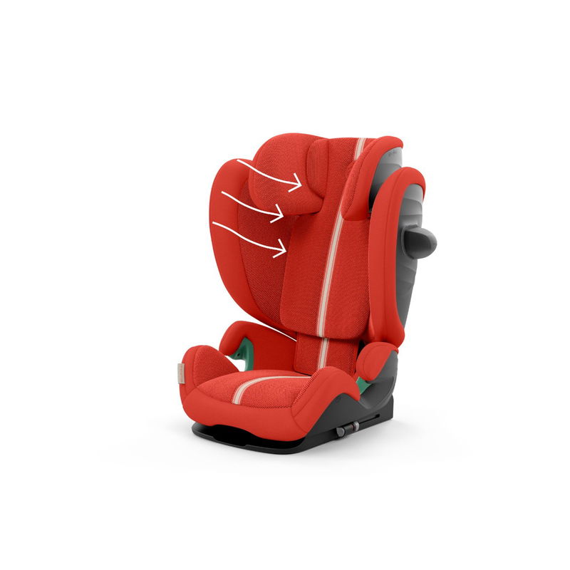 babyonlineshop CYBEX Solution G i-Fix Plus Kindersitz Hibiscus Red 3 bis 12 Jahre Zeitlich begrenztes Angebot