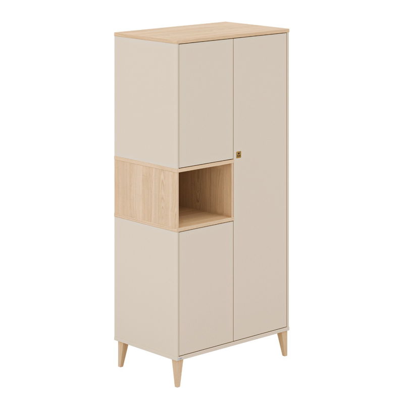 babyonlineshop Paidi Mila & Ben Kinderzimmer 3-türig Cashmere-Beige / Scandinavian-Wood Wochenangebot