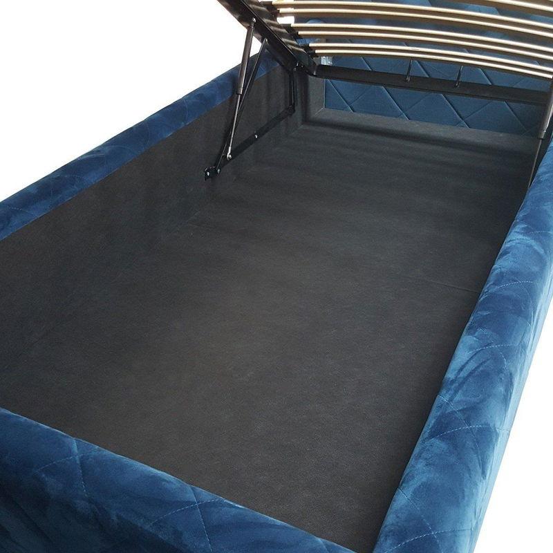 babyonlineshop Nature Kid Viana Polsterbett Velour rosa 120 x 200 cm mit Bettkasten Letzte 2 Tage