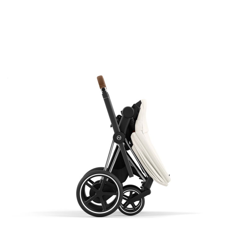 babyonlineshop CYBEX e-PRIAM Sportwagen Off White Gestell wählbar New Generation Lagerräumung