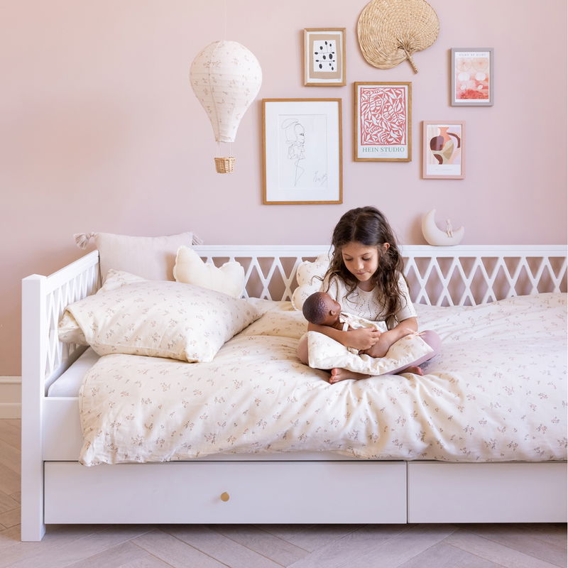 babyonlineshop CamCam Copenhagen Harlequin Tagesbett - Weiß Blitzangebot