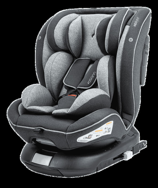 babyonlineshop Osann Neo360 Kindersitz Universe Grey Gruppe 0+/1/2/3 50% Rabatt mit kostenlosem Versand