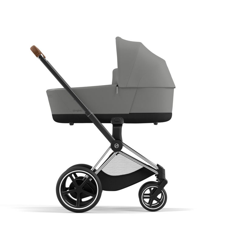 babyonlineshop CYBEX e-PRIAM Kinderwagen Mirage Grey Gestell wählbar New Generation Schlussverkauf