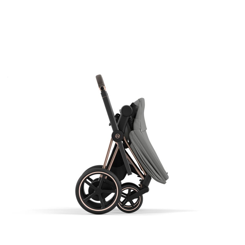 babyonlineshop CYBEX e-PRIAM Kinderwagen Mirage Grey Gestell wählbar New Generation Schlussverkauf