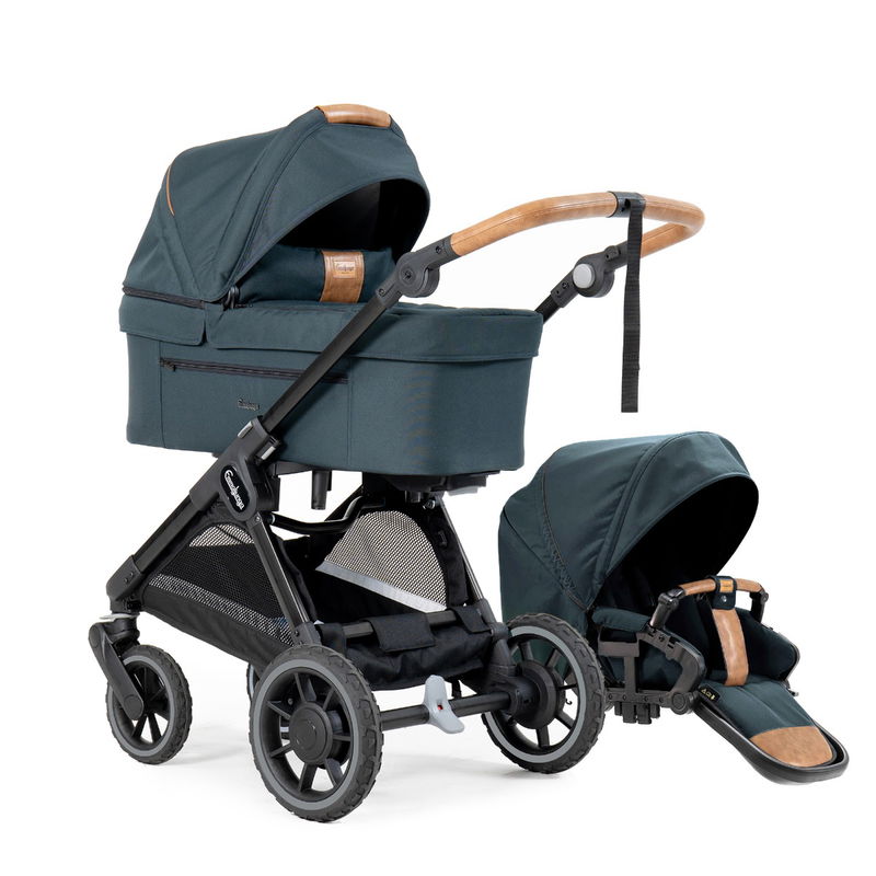 babyonlineshop Emmaljunga SENTO PRO FLAT Kinderwagen Outdoor Forest Kostenloser Versand
