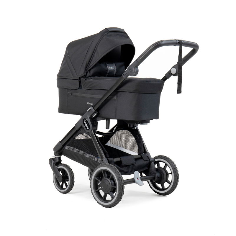 babyonlineshop Emmaljunga SENTO FLAT Kinderwagen All Black Limitierter Zeitrabatt